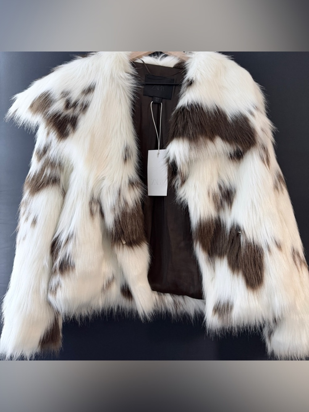 Zara Faux Fur Jacket - LIMITED EDITION NWT 2212/245 Size S